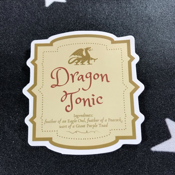 Dragon Tonic Witchy Sorceress Supreme Potion B0ttle Label Sticker - Picture 2 of 6